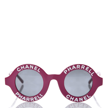 Chanel x Pharrell Williams Round 19mm Sunglasses Violet 2 of 9