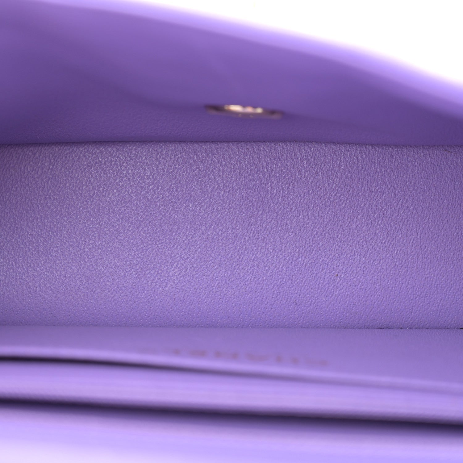 Chanel Lambskin Chevron Quilted Mini Rectangular Flap Purple 5 of 12