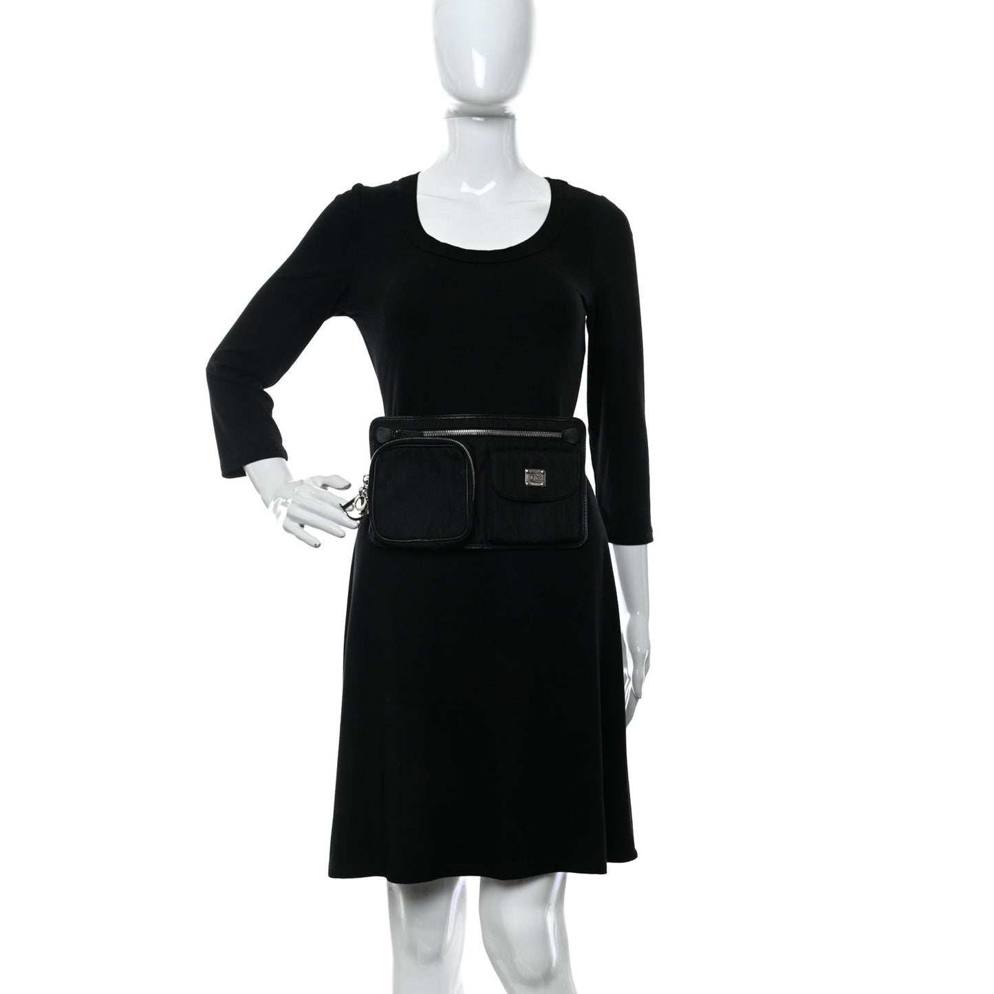 Monogram Street Chic Belt Bag Black