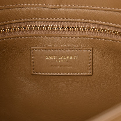 Saint Laurent Suede Calfskin Le 5 A 7 Hobo Beige 6 of 9