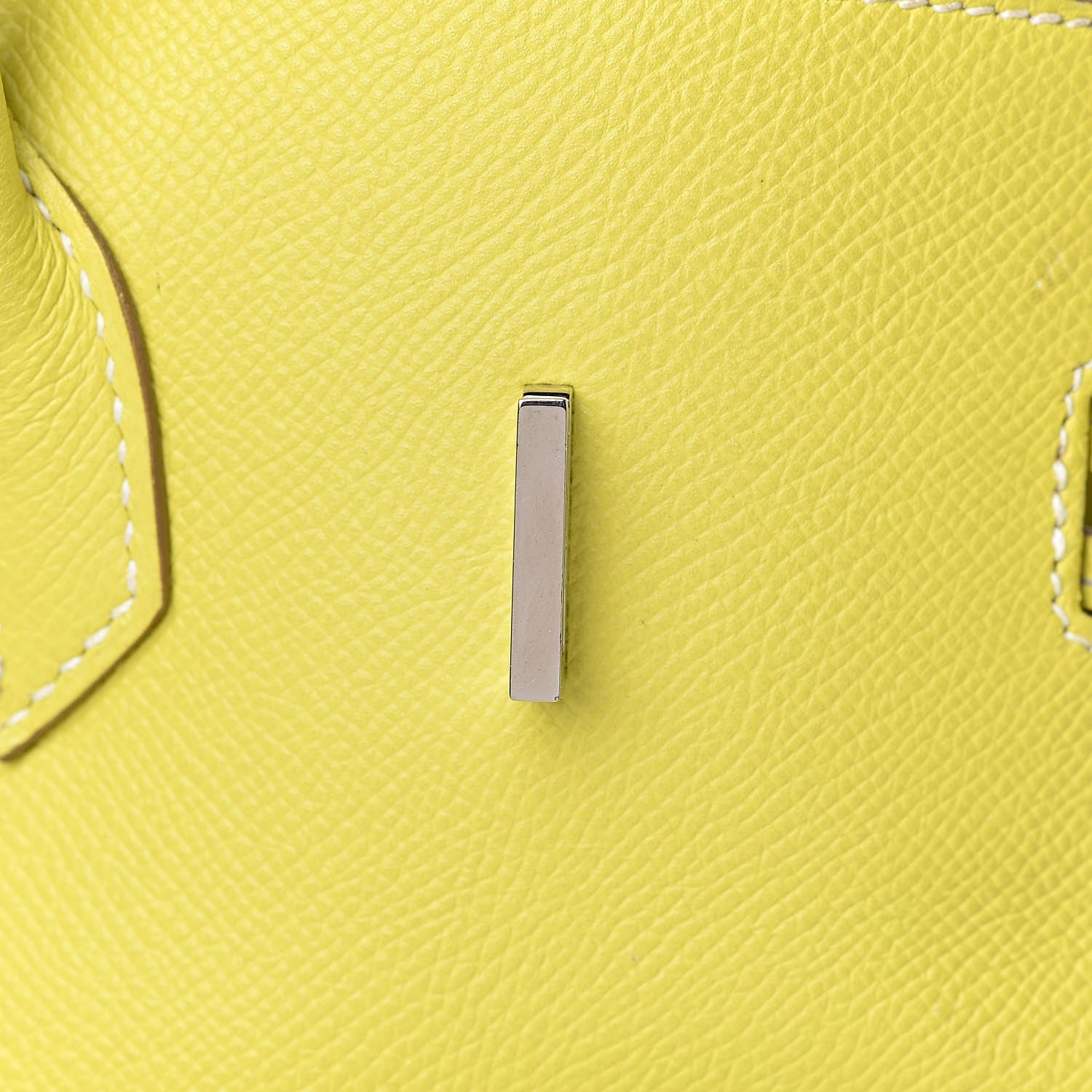 Hermes Epsom Candy Birkin 35 Lime Gris Perle 11 of 33