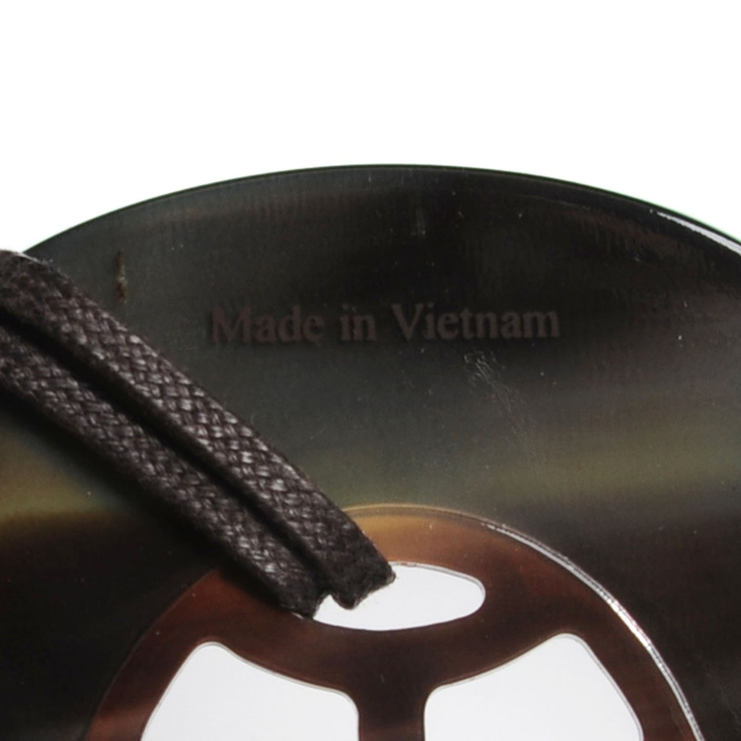 Buffalo Horn Lacquer Lift Necklace GM Bambou
