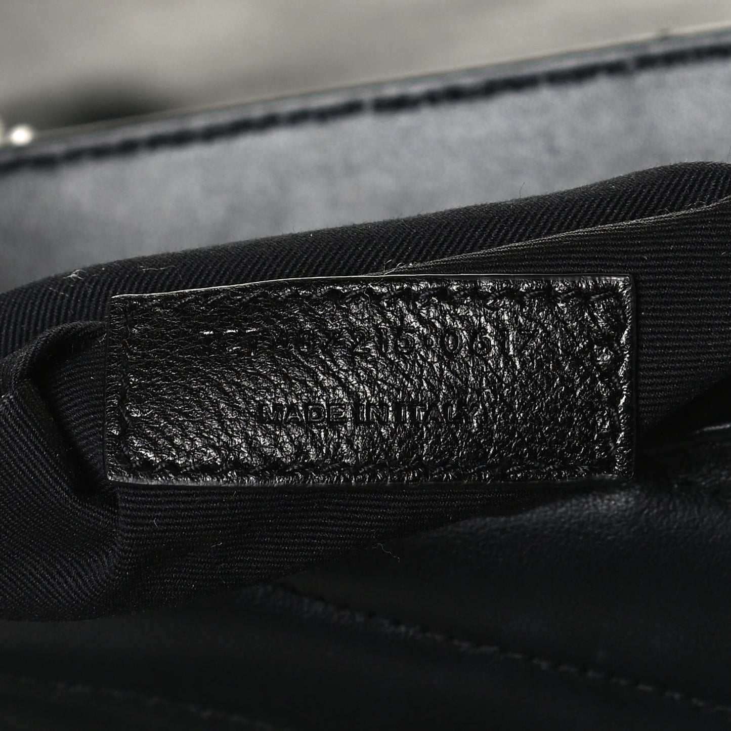 Calfskin Y Quilted Monogram Large Loulou Chain Satchel Black