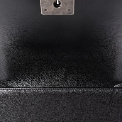 Chanel Caviar Quilted Medium Boy Flap Black 8 of 12