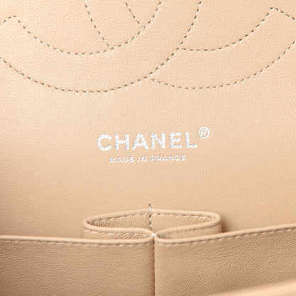 Chanel Caviar Quilted Jumbo Double Flap Light Beige 8 of 10