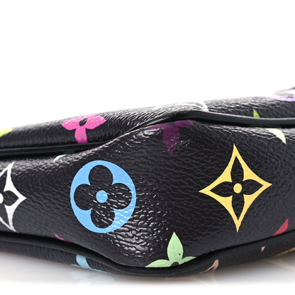 Louis Vuitton LV X TM Monogram Multicolor Pochette Accessories Black 9 of 10