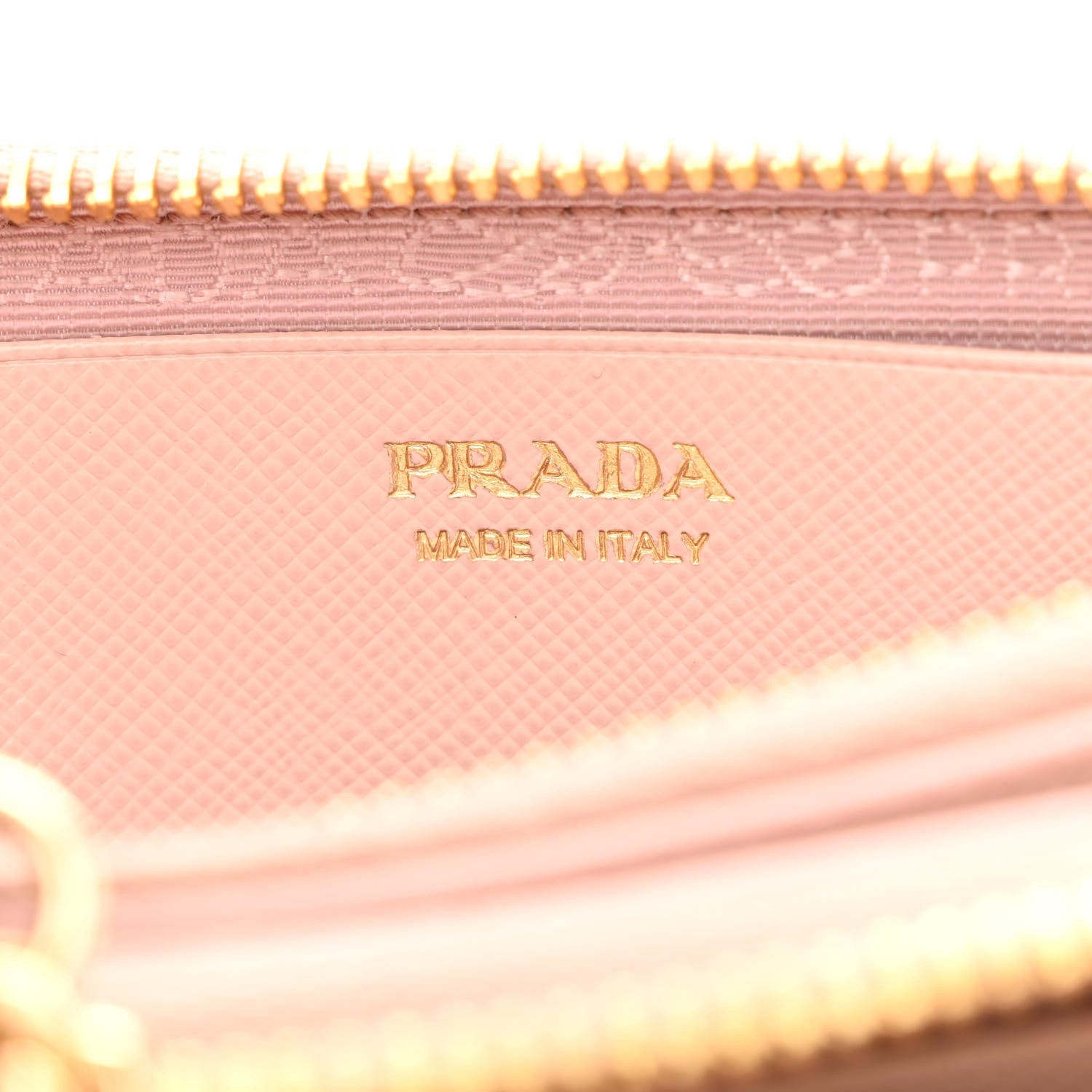 Prada Saffiano Shearling Triangle Mini Pouch Orchid Pink 7 of 12