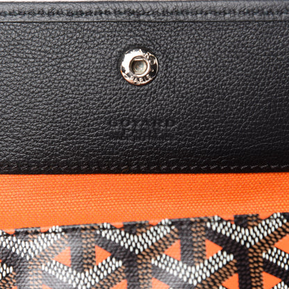 Goyard Goyardine Saint Louis Claire Voie GM Black Orange 8 of 10