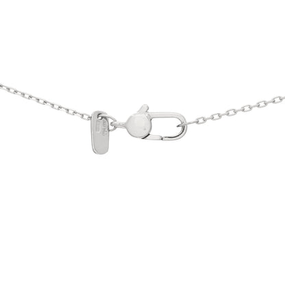 Gucci 18K White Gold Diamond Icon Twirl Barrel Pendant Necklace 3 of 4