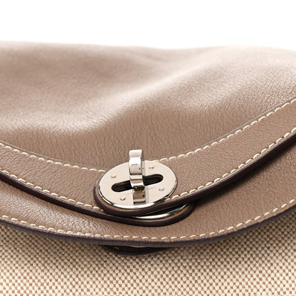 Hermes Toile Swift Lindy 30 Ecru Etoupe 8 of 12