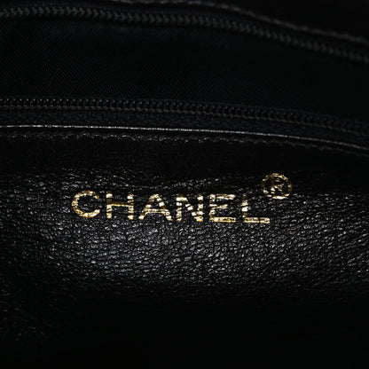Chanel Patent Chevron Quilted Tassel Camera Case Black 6 of 11