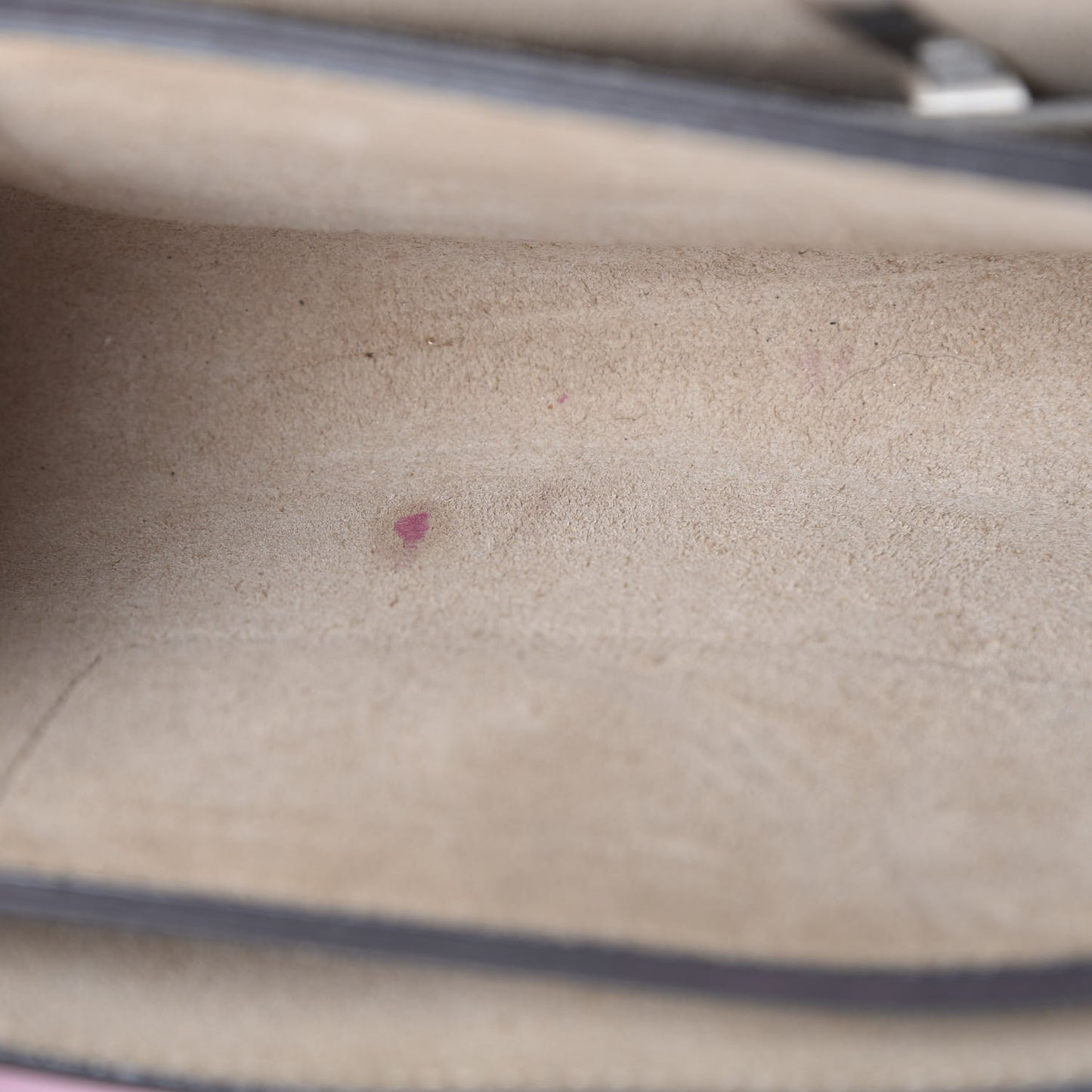 Suede Calfskin Small Faye Shoulder Bag Fuchsia Rose