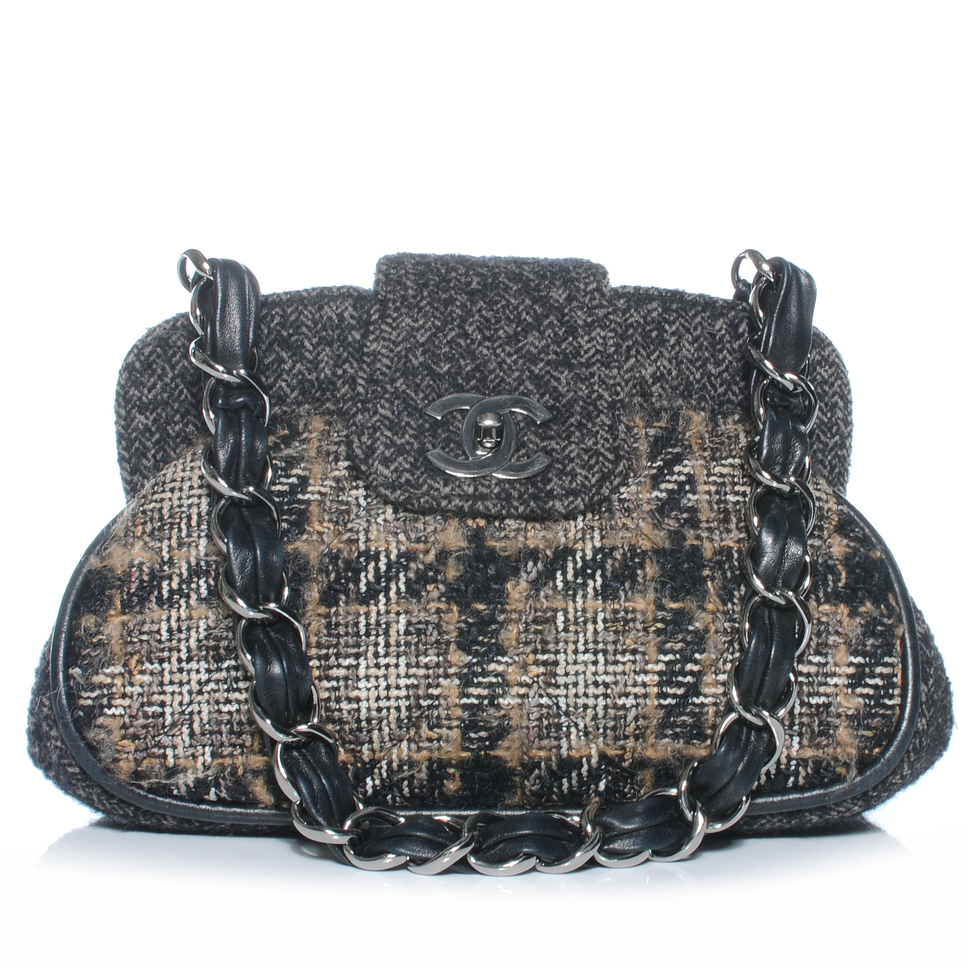 Chanel Tweed Frame Bag 1 of 7