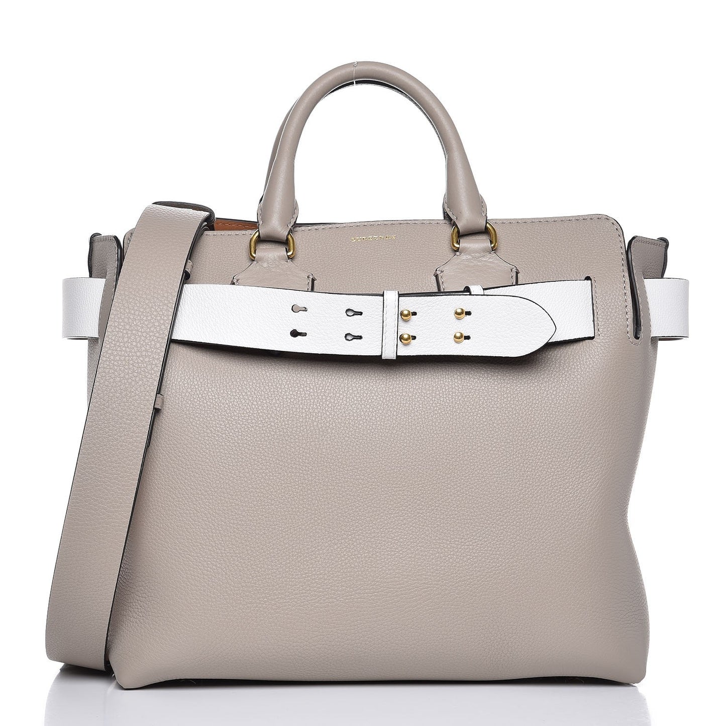 Soft Grain Calfskin Medium Belt Bag Mineral Grey