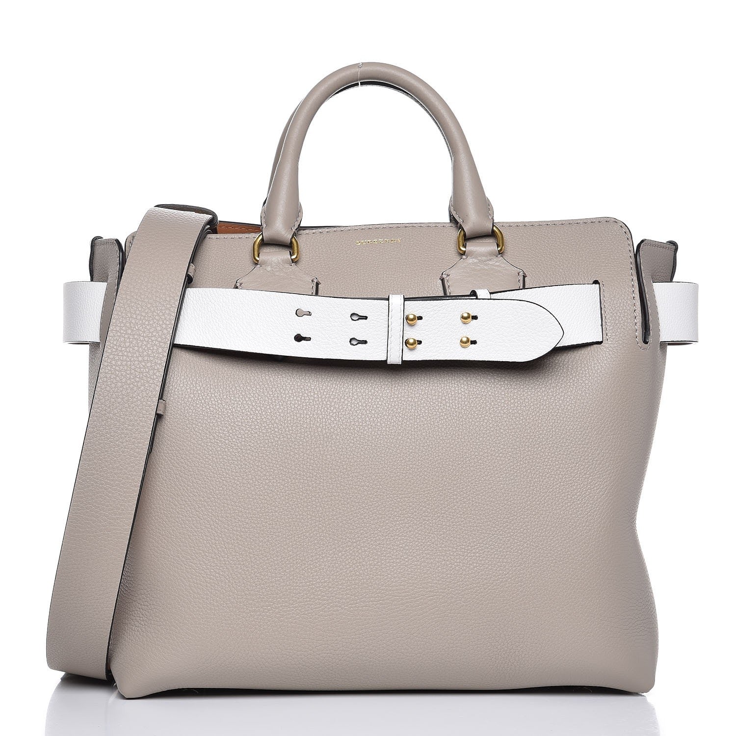 Burberry Soft Grain Calfskin Medium Belt Bag Mineral Grey 2 of 16