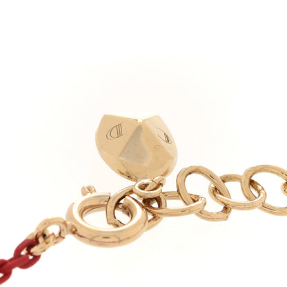 Christian Dior Crystal Diorelita Chinese New Year Monkey Bracelet Red 7 of 8