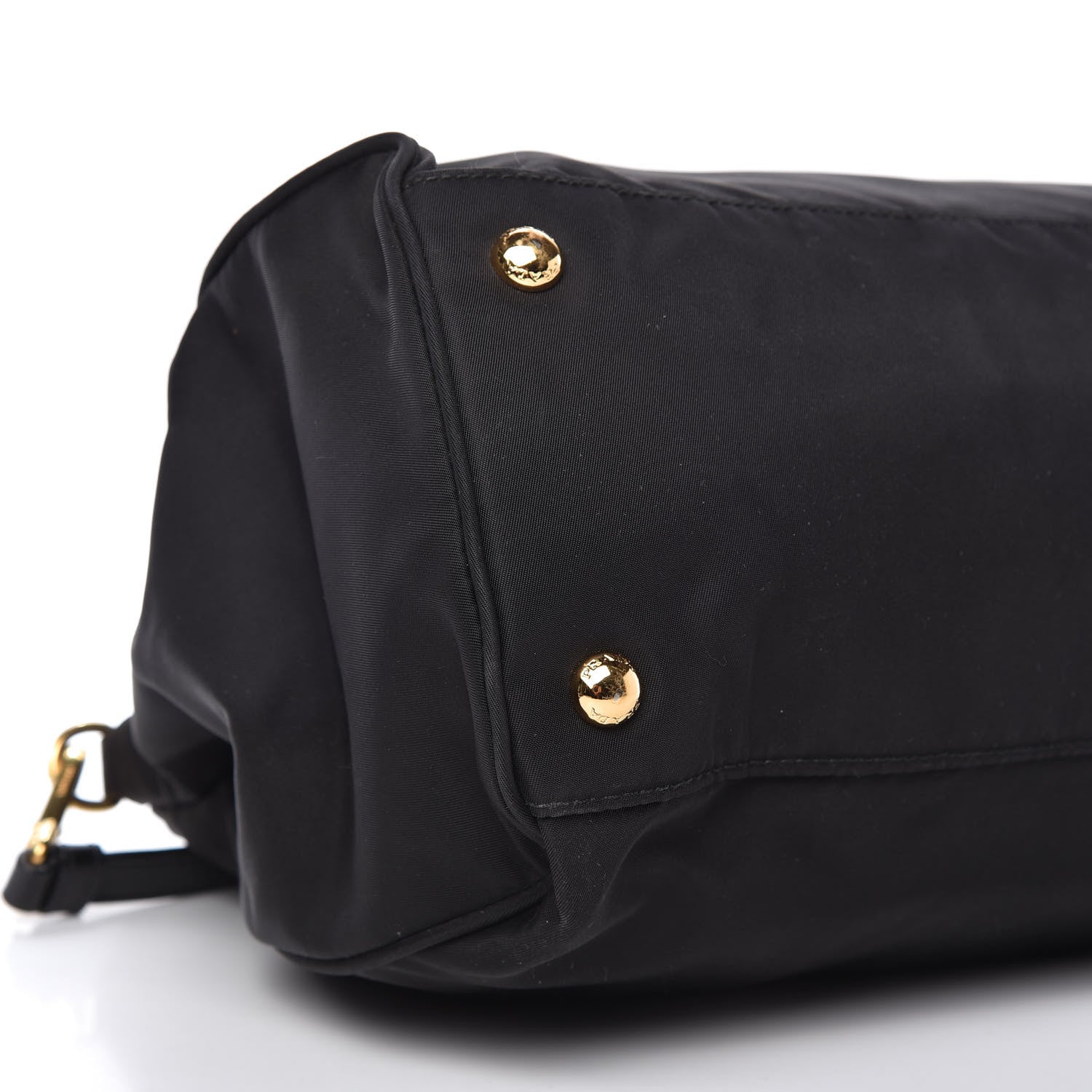 Prada Tessuto Nylon Saffiano Tote Black 6 of 13