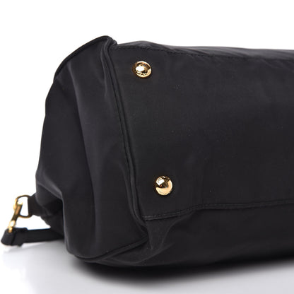 Prada Tessuto Nylon Saffiano Tote Black 6 of 13