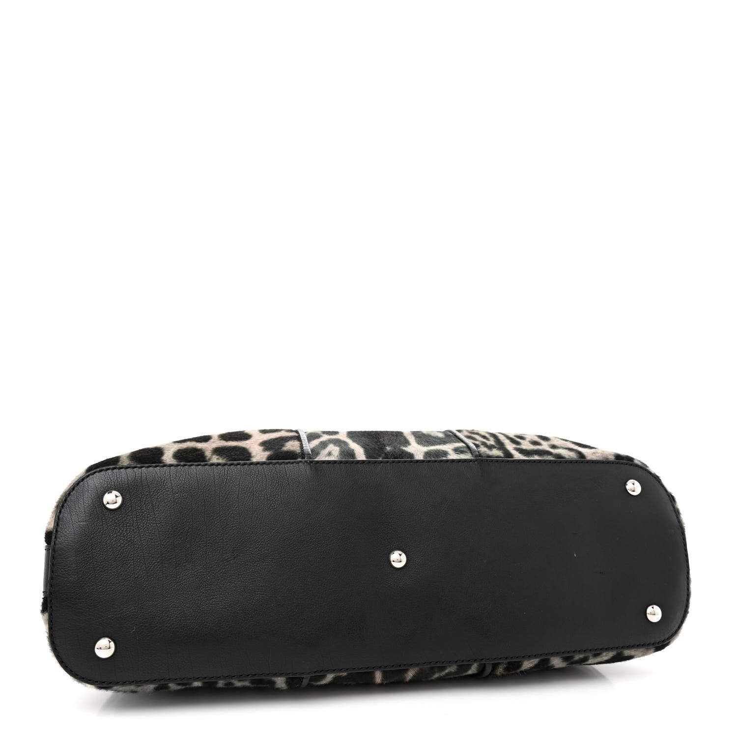 Saint Laurent Calf Hair Leopard Print Large Muse Black 4 of 13