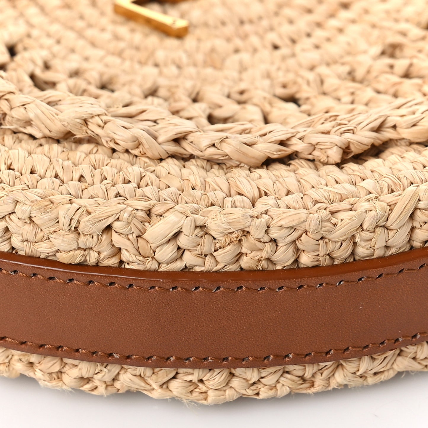 Raffia Sac Round Naturel