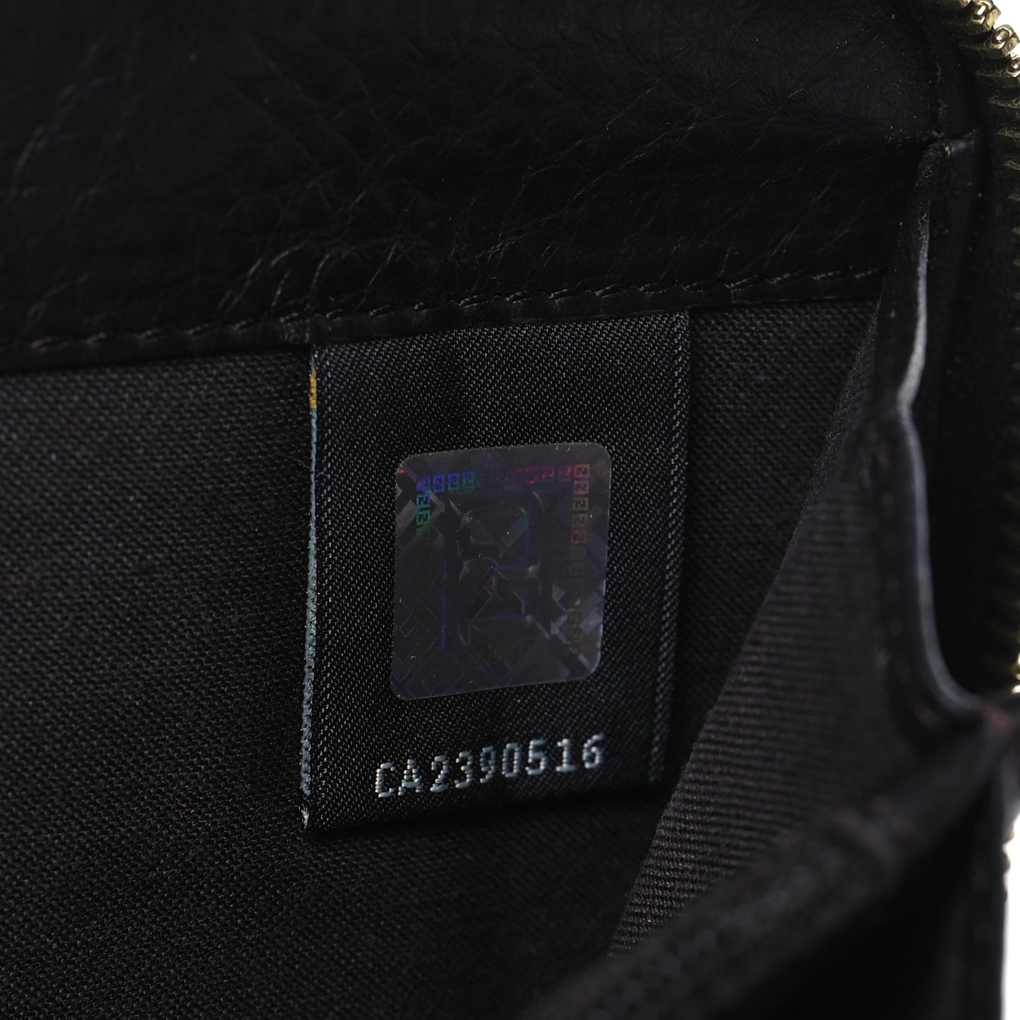 Zucca Zip Around Wallet Tobacco Ebano