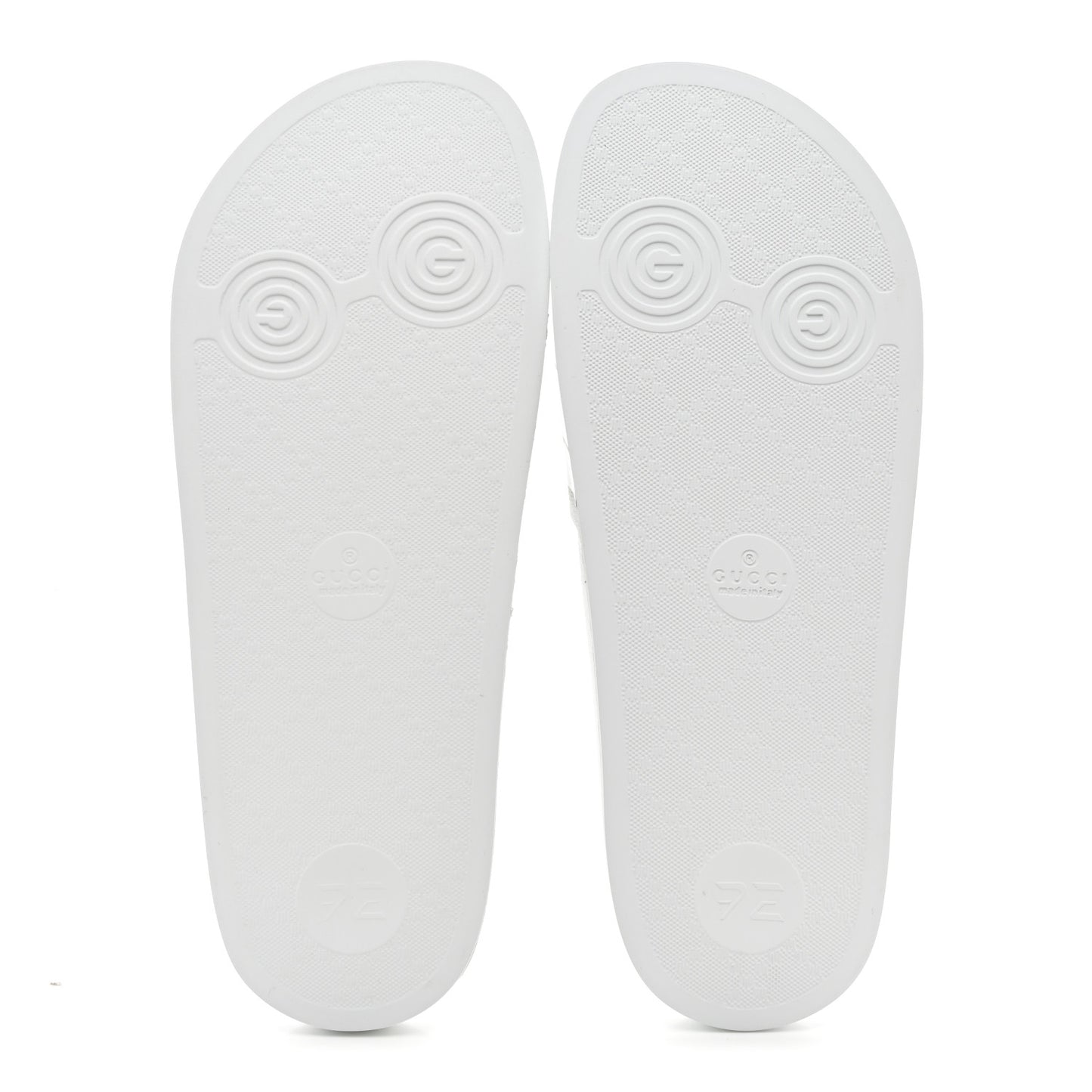 Rubber Web Mens Pool Slide Sandals 8 Great White