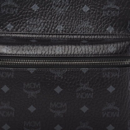 MCM Visetos Medium Side Studs Stark Backpack Black 8 of 9