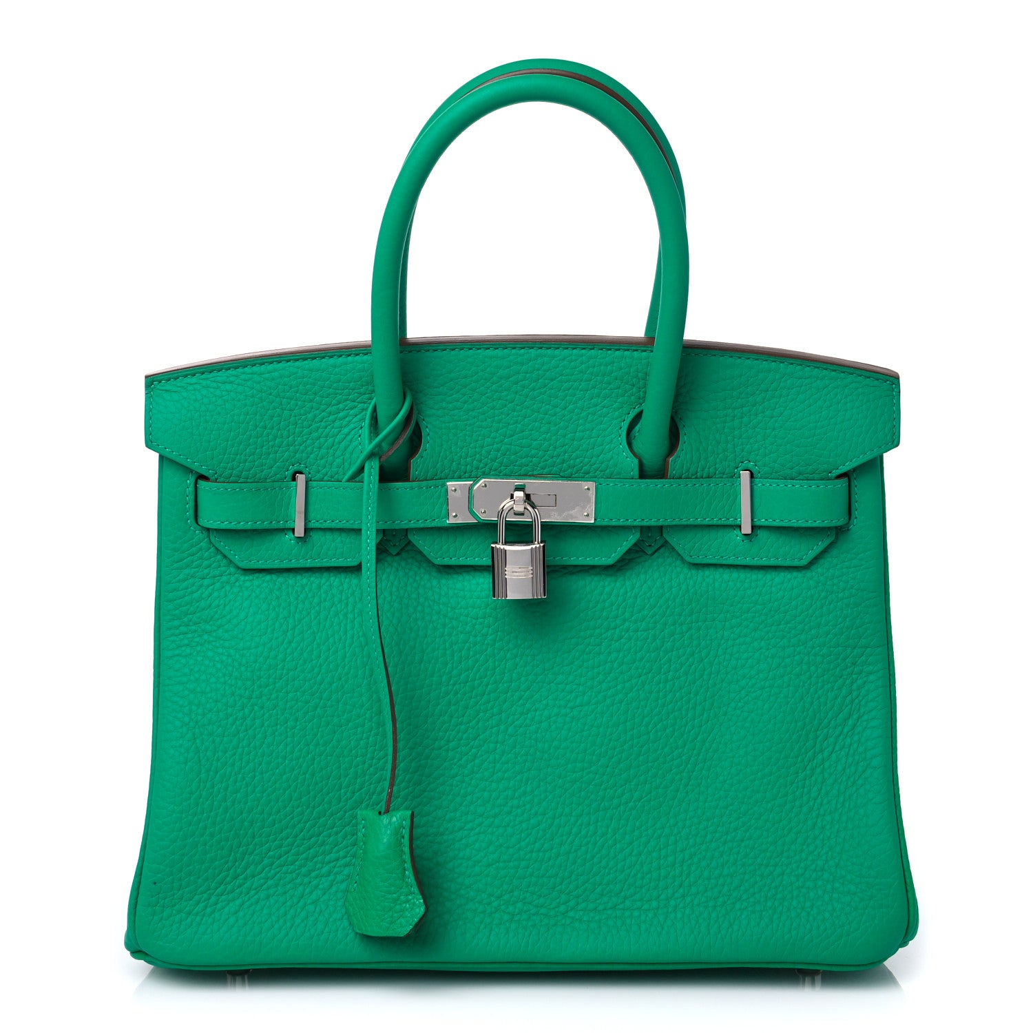 Hermes Taurillon Clemence Birkin 30 Menthe 1 of 31