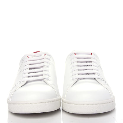 Valentino Garavani Calfskin Mens Backnet Sneakers 42 White Rosso Valentino 2 of 11