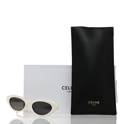 Celine Acetate Cat Eye Sunglasses CL40184U White 7 of 7