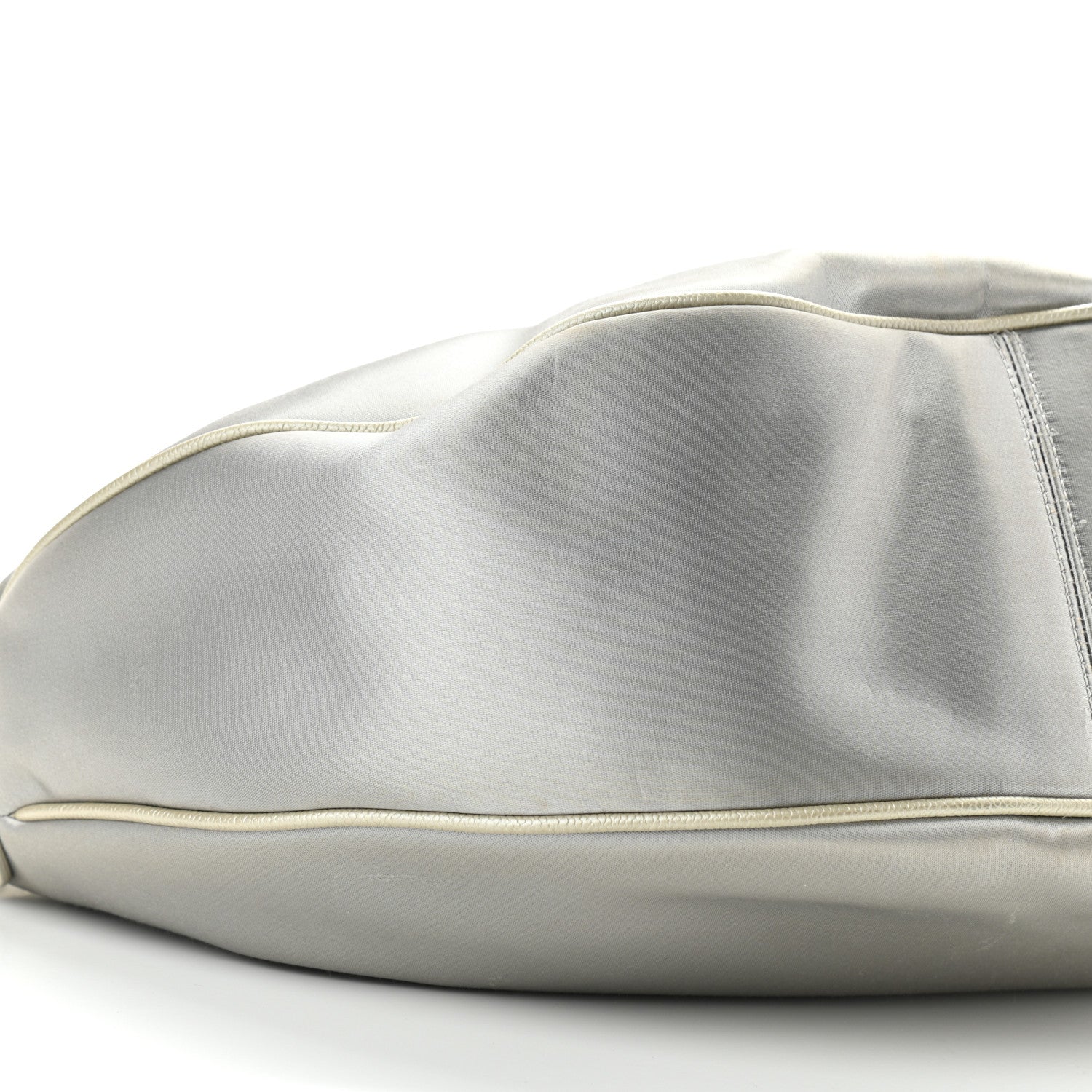 Chanel Satin Caviar CC Hobo Silver 9 of 12
