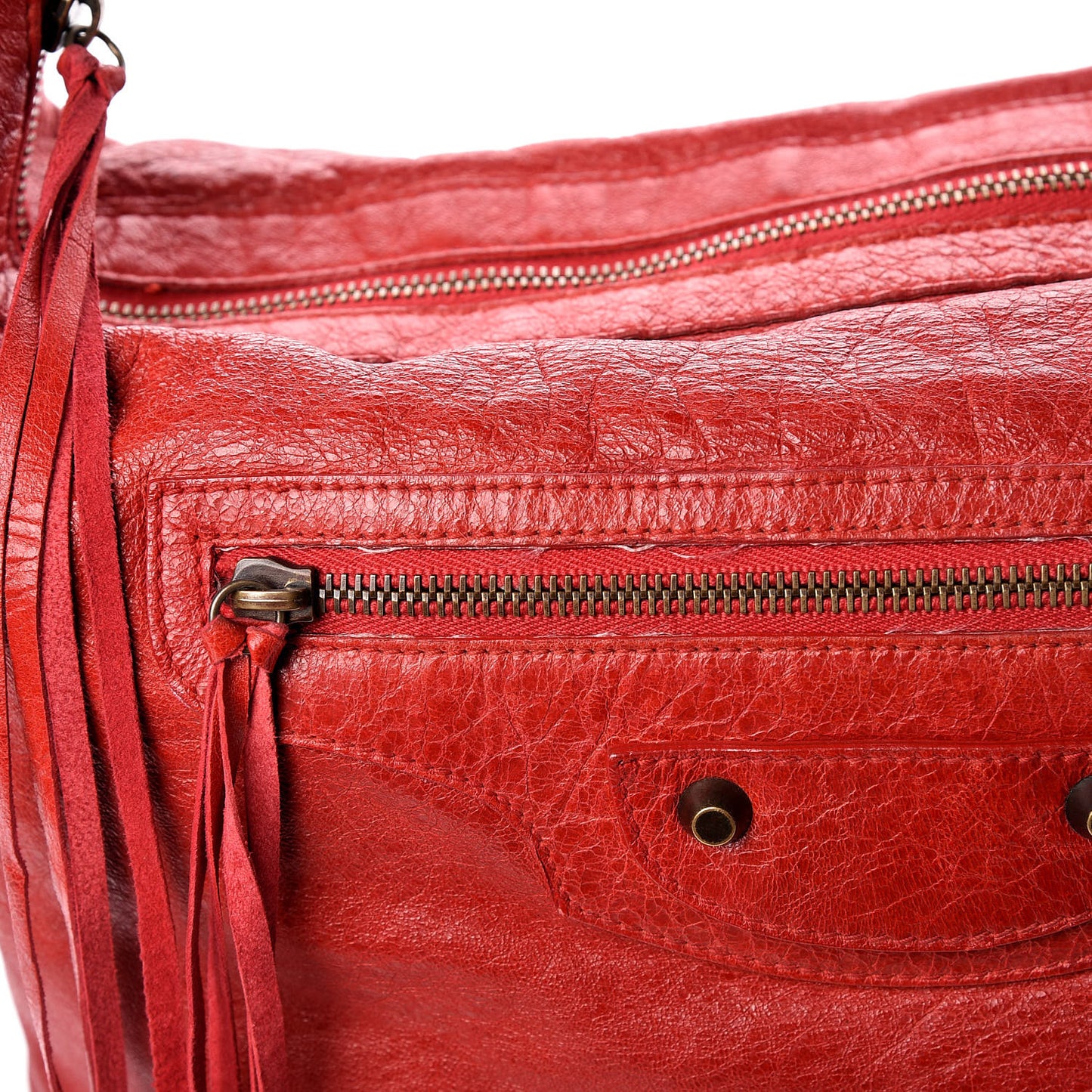 Agneau Classic Hardware Day Hobo