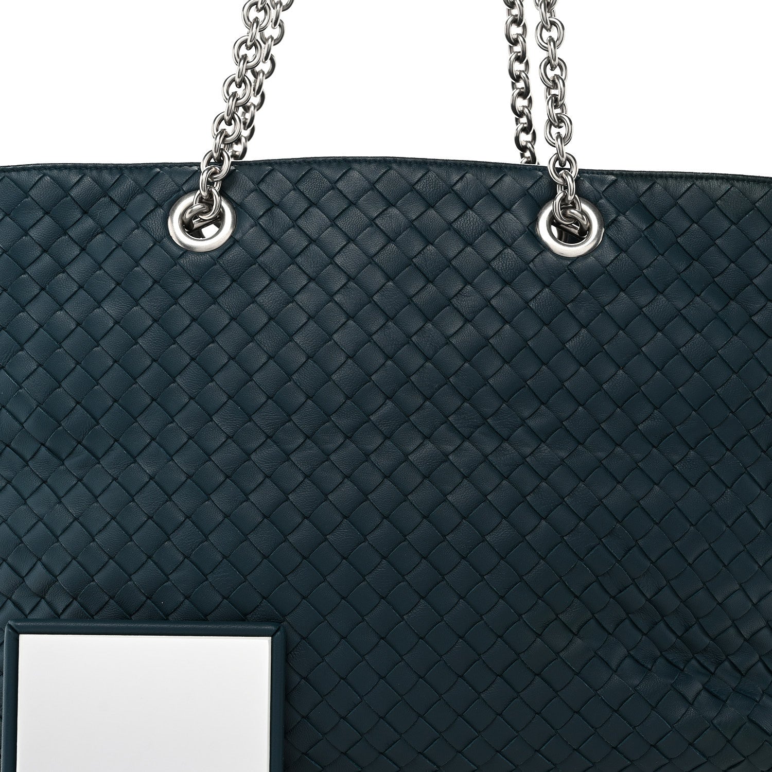 Bottega Veneta Nappa Intrecciato Medium Classic Chain Strap Tote Mallard 8 of 10