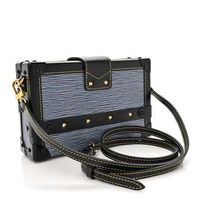 Louis Vuitton Epi Petite Malle Denim Light 3 of 18