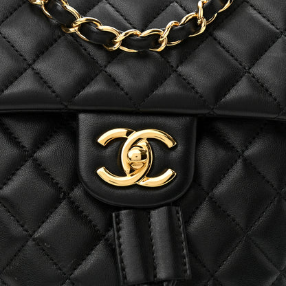 Chanel Lambskin Quilted Small Urban Spirit Backpack Black 8 of 13