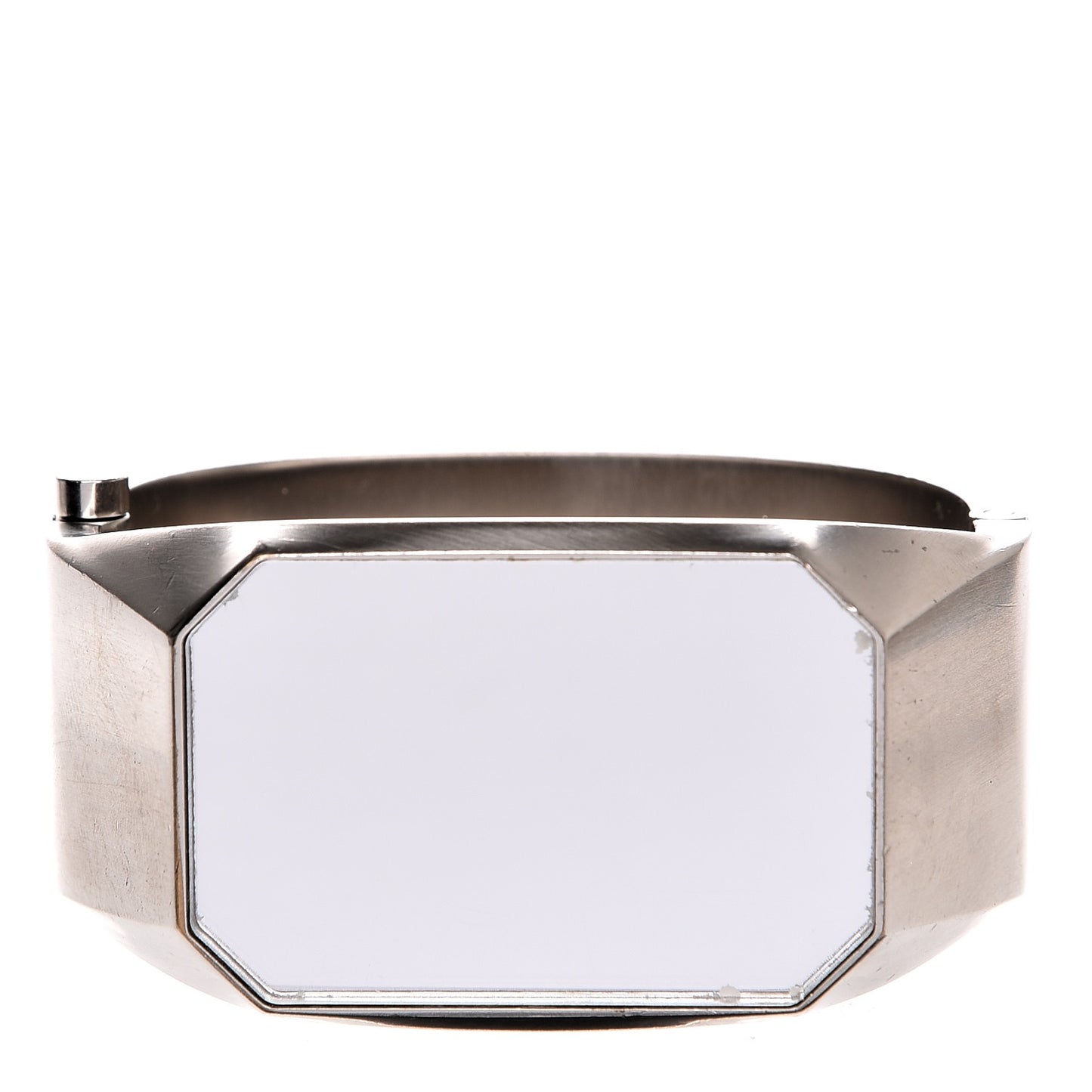 Metal CC Mirror Cuff Silver