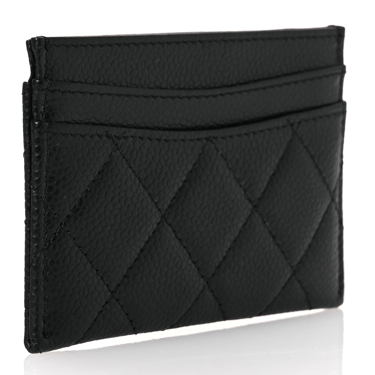 Chanel Caviar Quilted Card Holder Black 3 of 10