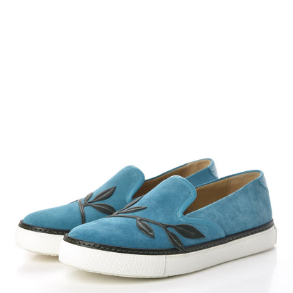 Hermes Suede Slip On Sneakers 38 3 of 9