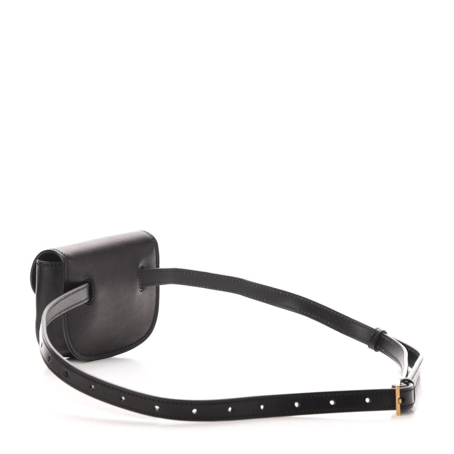 Smooth Calfskin Mini Classic Monogram Kaia Belt Black