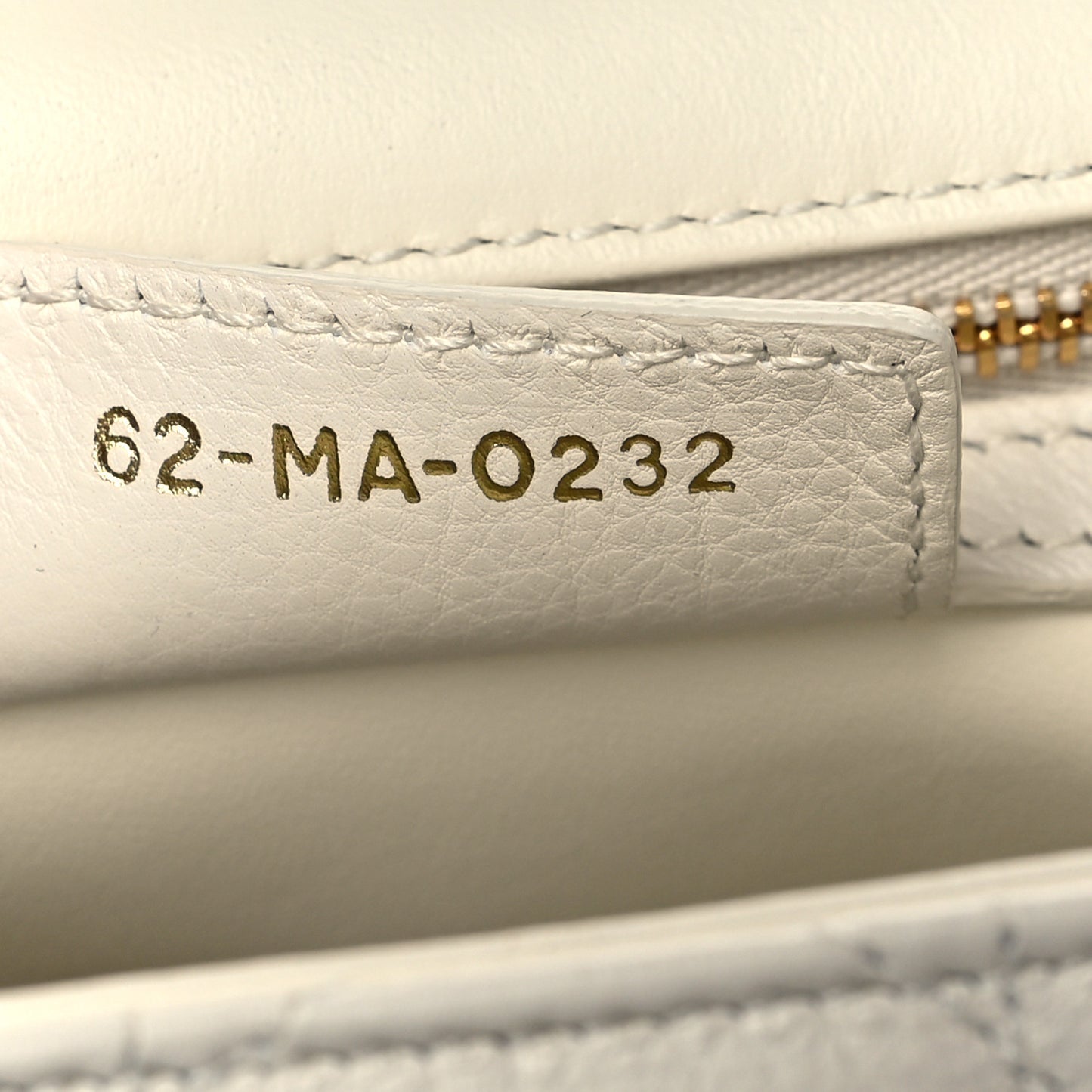 Lambskin Cannage Large Caro Bag Ivory