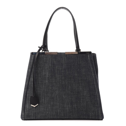 Fendi Denim Large 3Jours Tote Blue 1 of 11