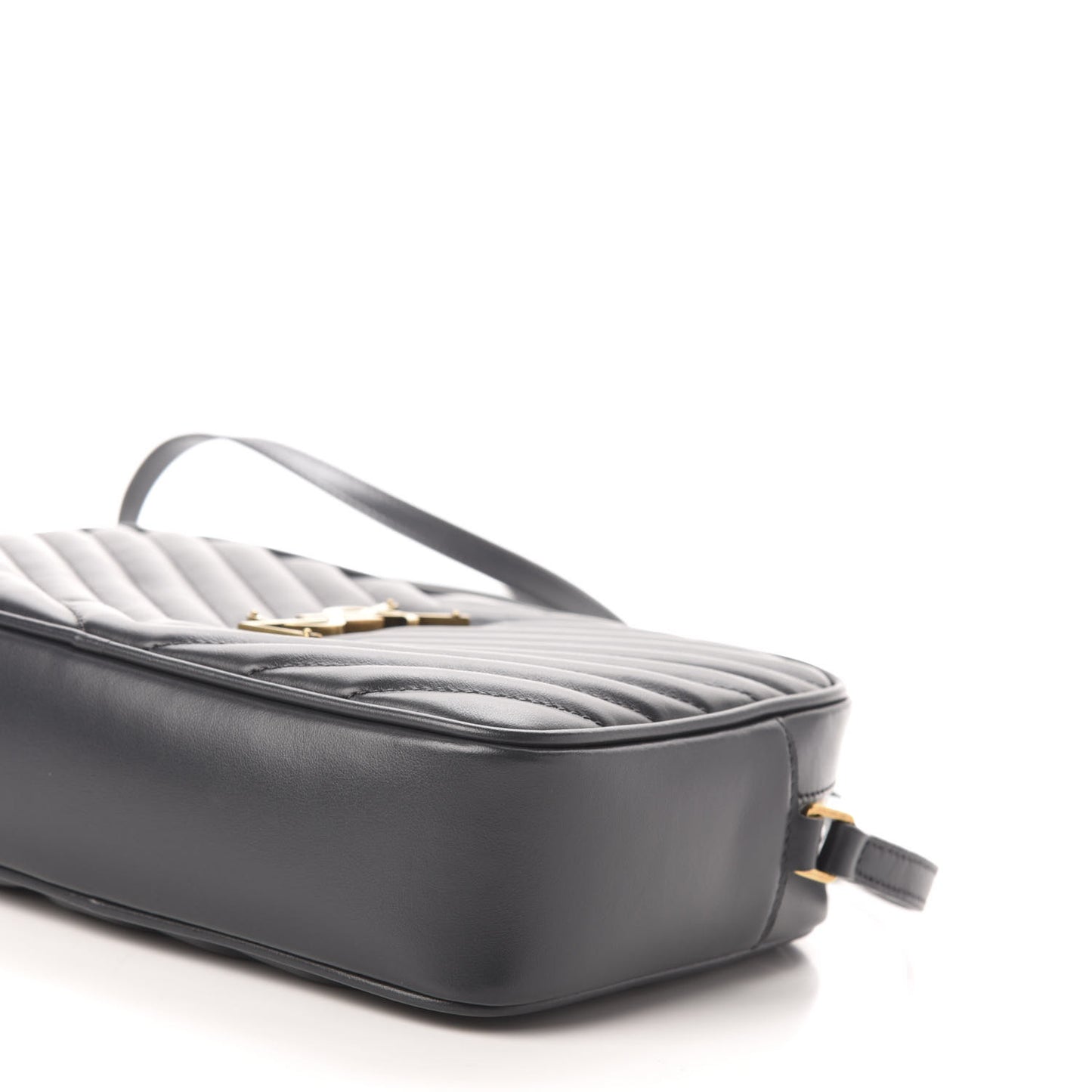 Calfskin Matelasse Monogram Lou Camera Bag Asphalt