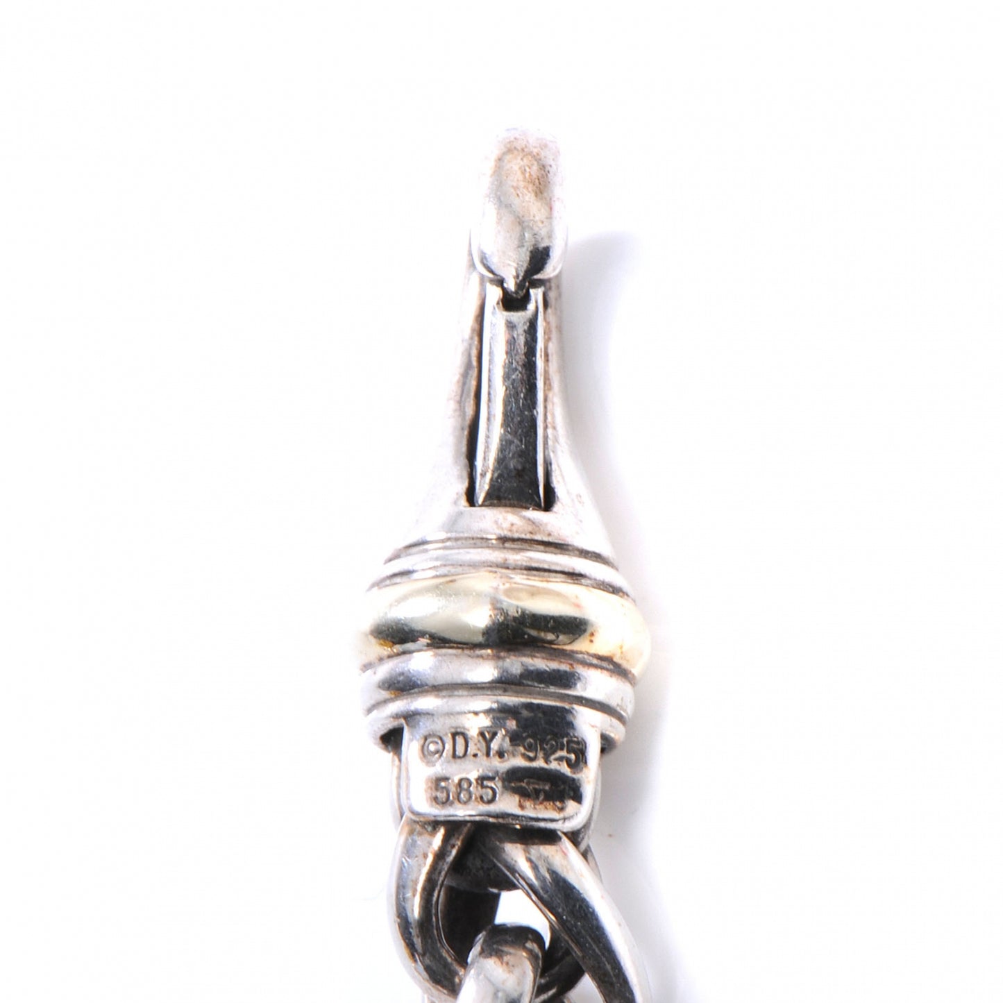 14K Gold Sterling Silver Wheat Chain Necklace