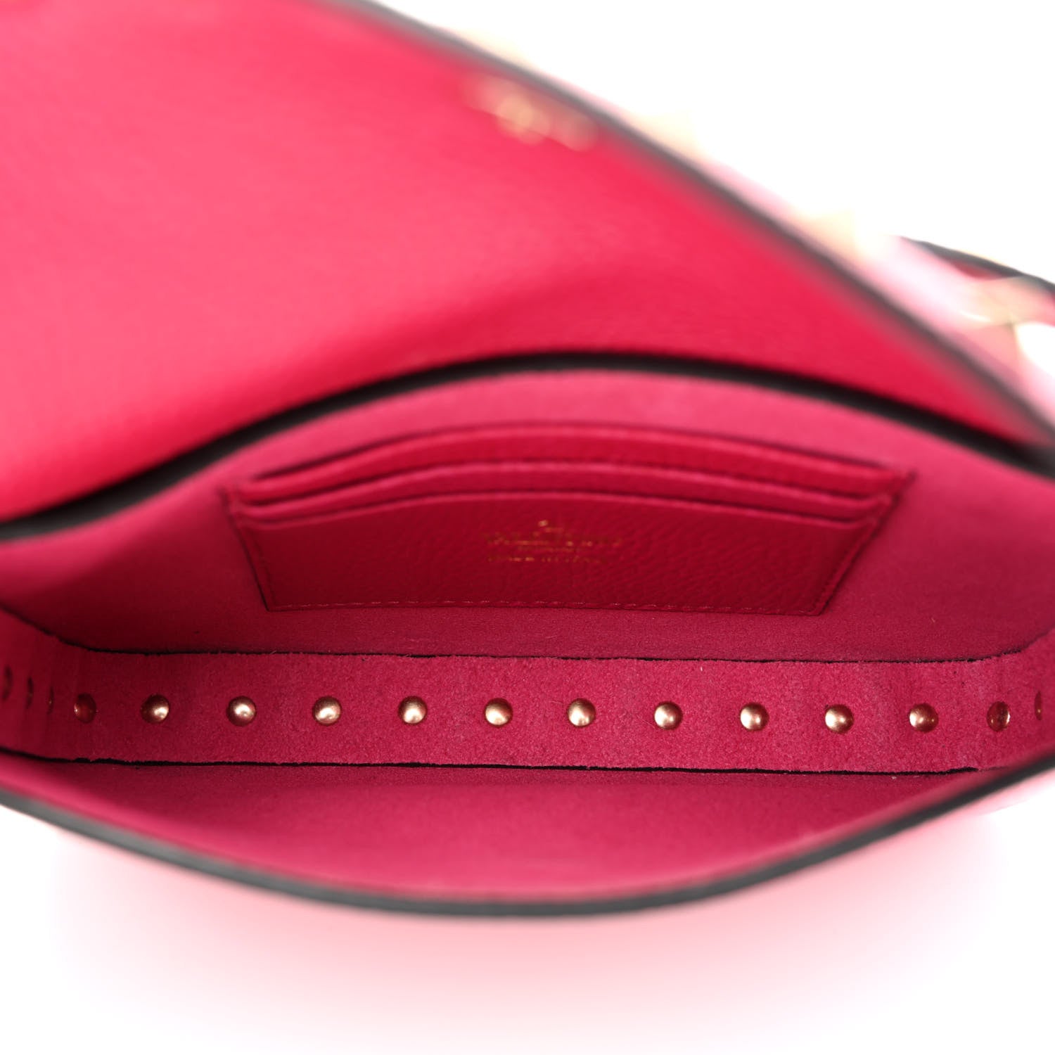 Valentino Garavani Grainy Calfskin Rockstud Crossbody Pouch Blossom 5 of 10