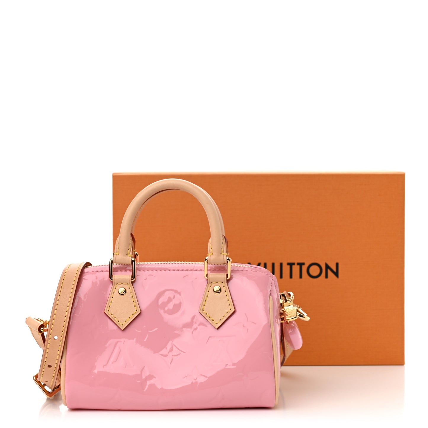 Vernis Monogram Nano Speedy Mochi Pink