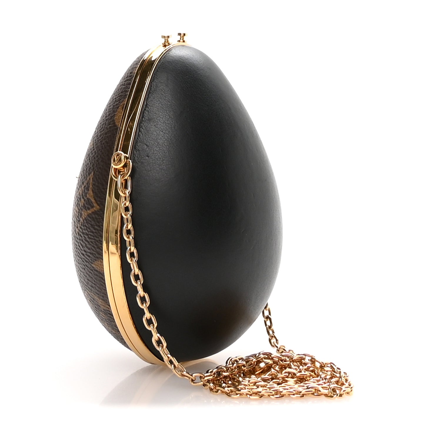 Monogram Egg Case Black