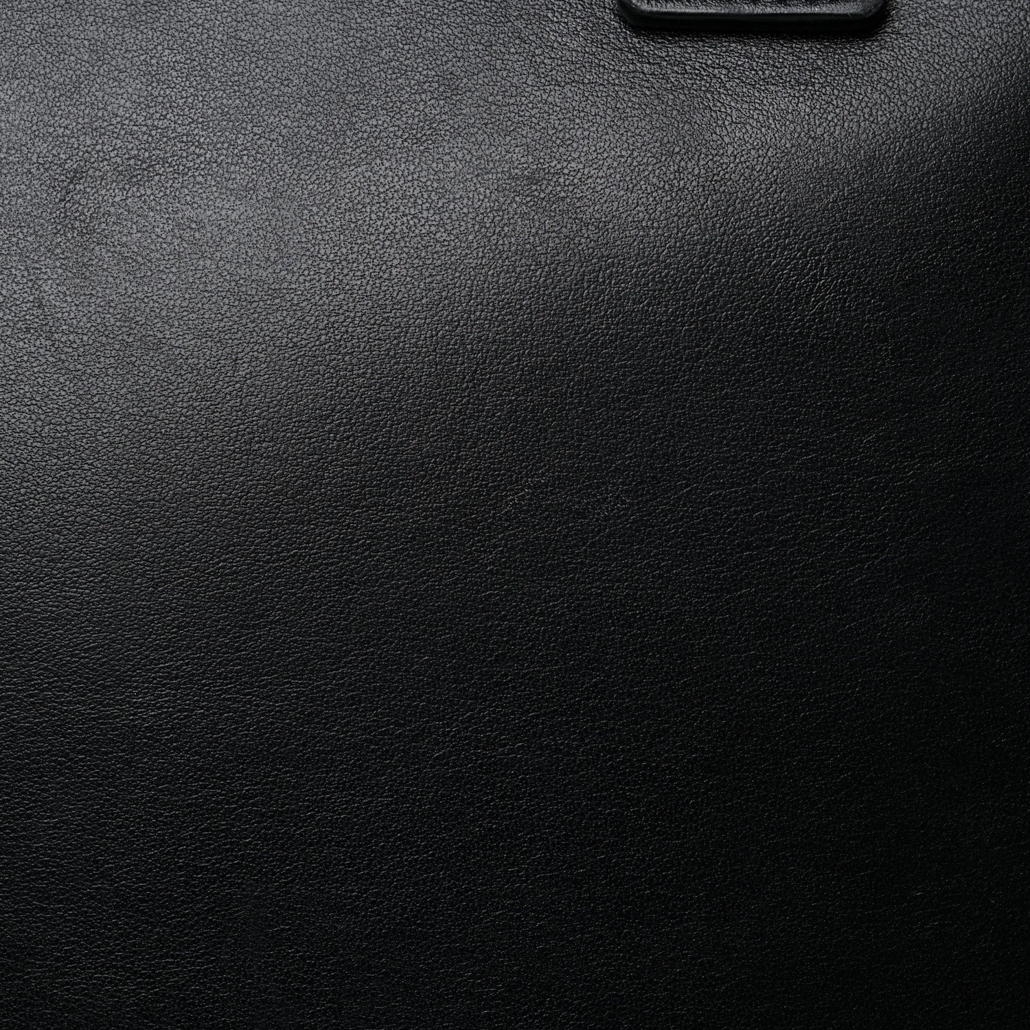 Saint Laurent Calfskin Patch Embellished Museum Flat Briefcase Black 14 of 16