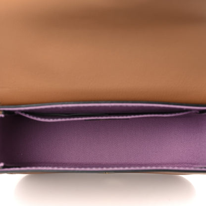 Versace Grained Calfskin La Medusa Flap Shoulder Bag Brown 5 of 8