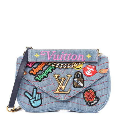 Louis Vuitton Denim New Wave Chain MM Blue 1 of 10