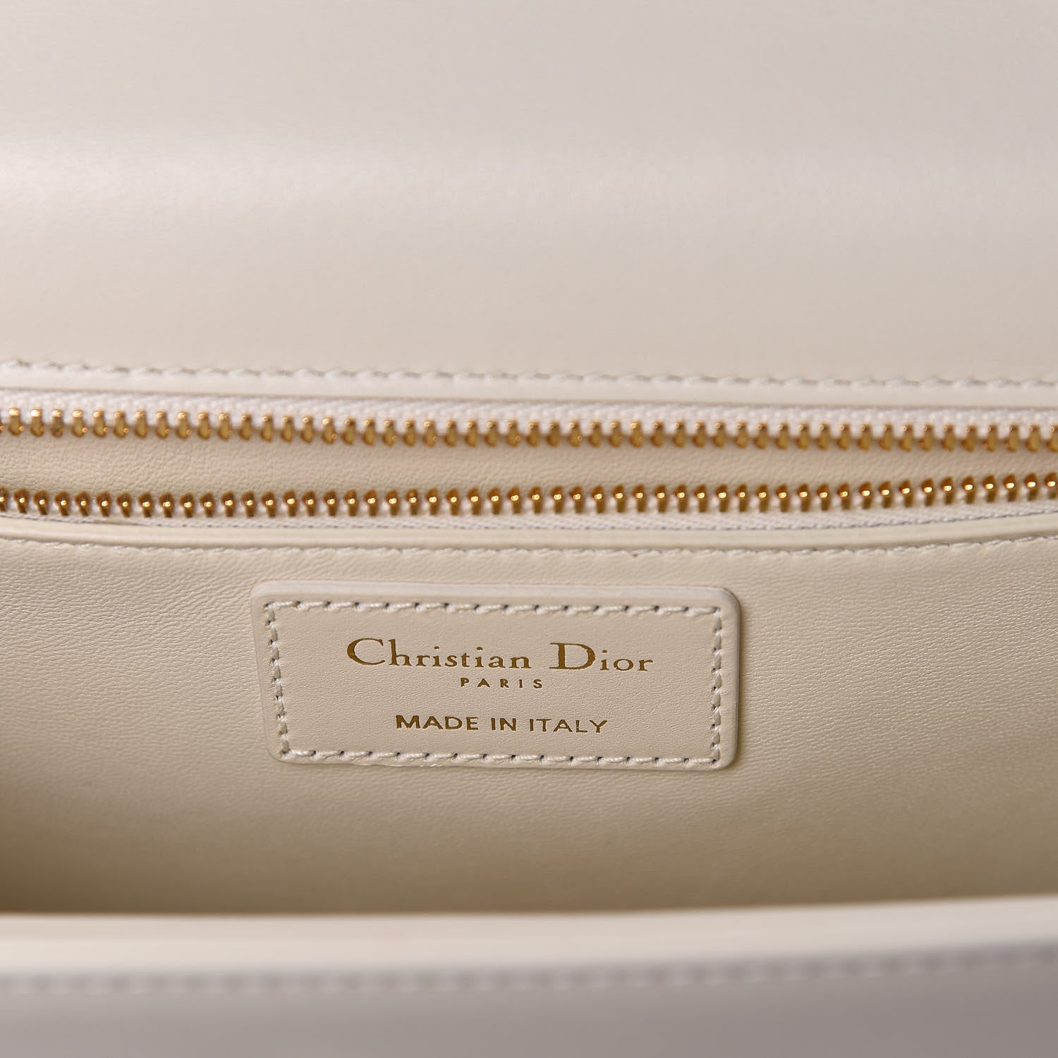 Christian Dior Calfskin 30 Montaigne Flap Bag White 6 of 15